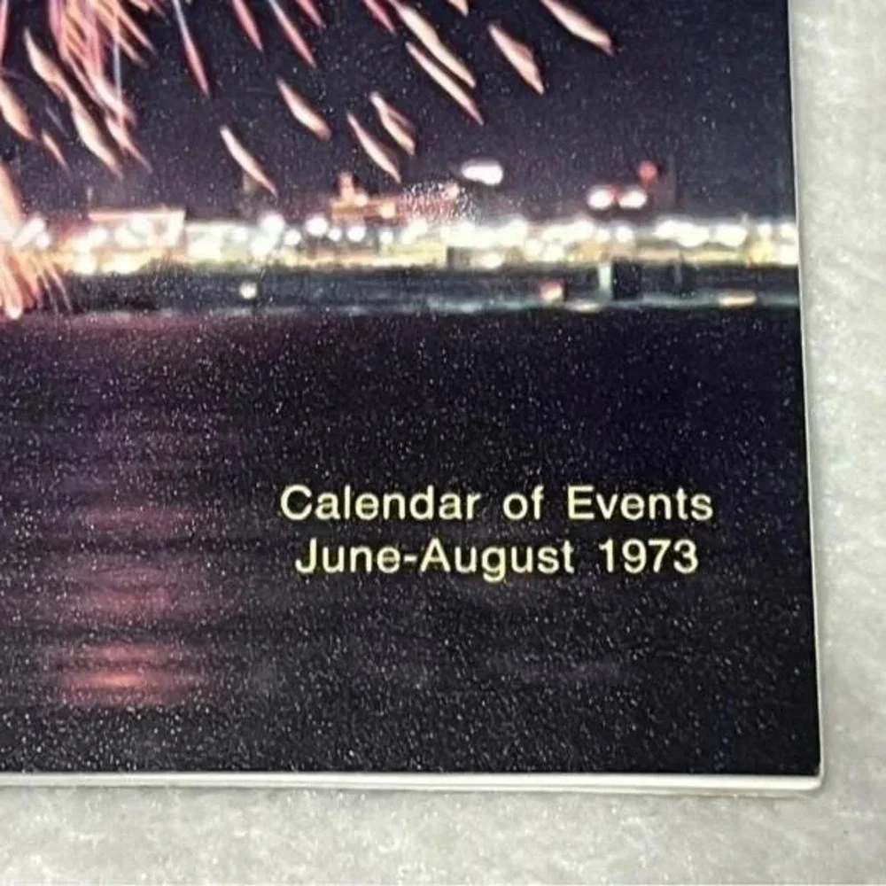 Indiana Summer Calendar of Events June - August 1973 Vintage Brochure